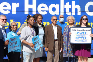 Protect Our Care Bus Tour Event in Duluth, Georgia